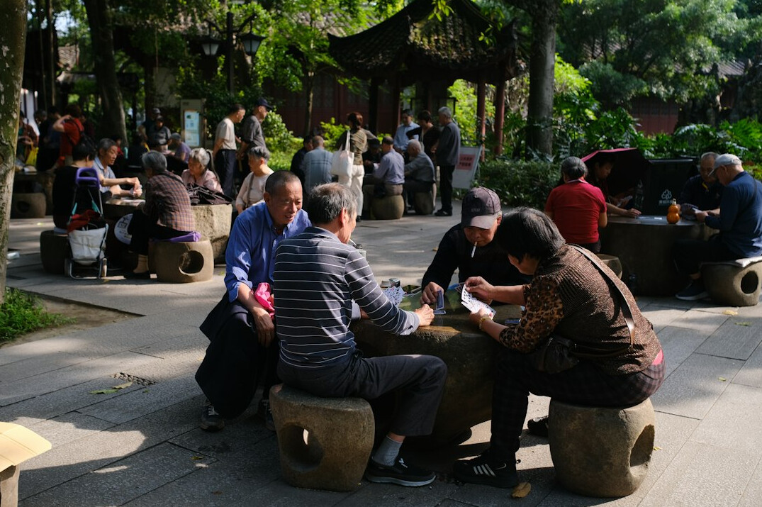 senior community gathering